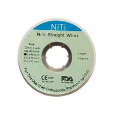 NiTi 0.016" (0.41мм) Проволока лигатурная, 5м